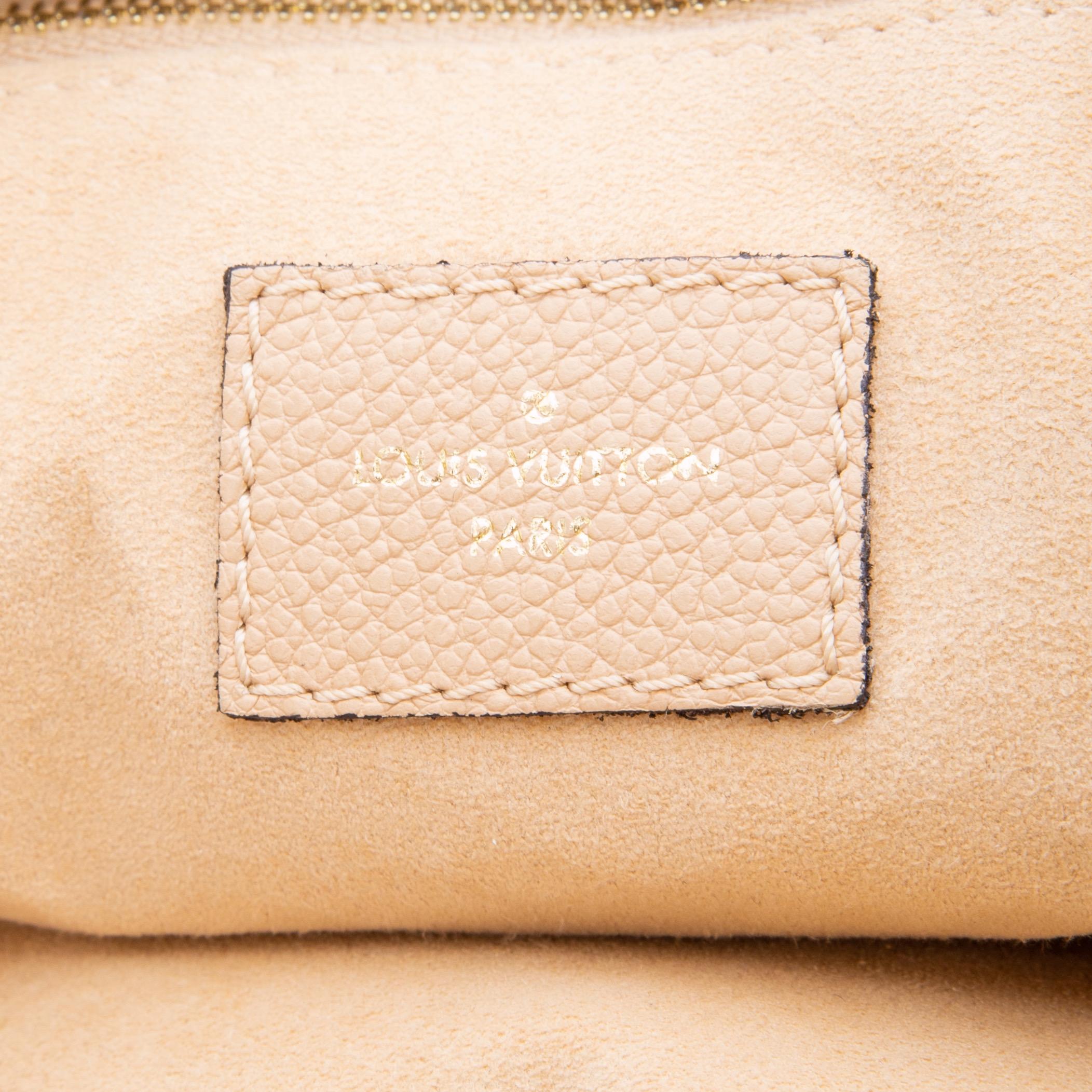 Women's or Men's Louis Vuitton Empreinte Leather Dune St Germain MM Bag (2015) For Sale