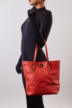 Louis Vuitton Empreinte Leather Red Citadine PM Tote Bag