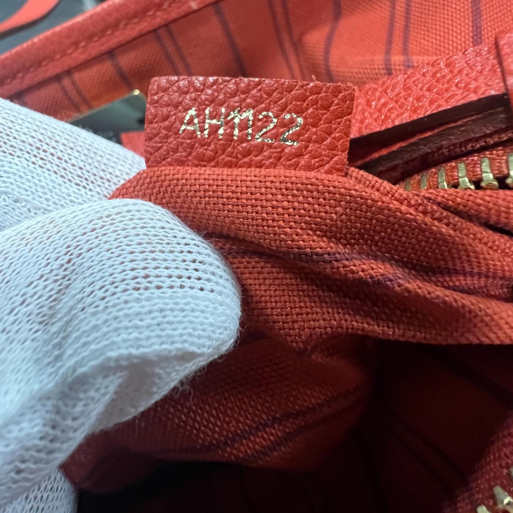Louis Vuitton Empreinte Leather Red Citadine PM Tote Bag For Sale 2
