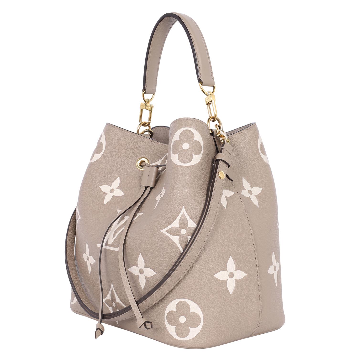 Louis Vuitton Empreinte Monogram Giant NéoNoé MM Tourterelle Creme 1