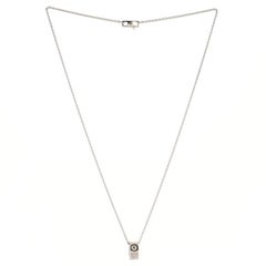 Louis Vuitton Empreinte Pendant Necklace 18K White Gold and Diamond