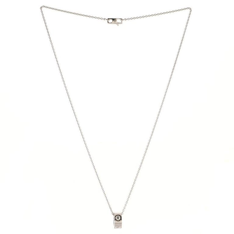 Louis Vuitton 18K Empreinte Pendant Necklace - 18K White Gold Pendant  Necklace, Necklaces - LOU156495