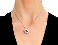Louis Vuitton Empreinte Pendant Necklace 18k White Gold and Diamonds