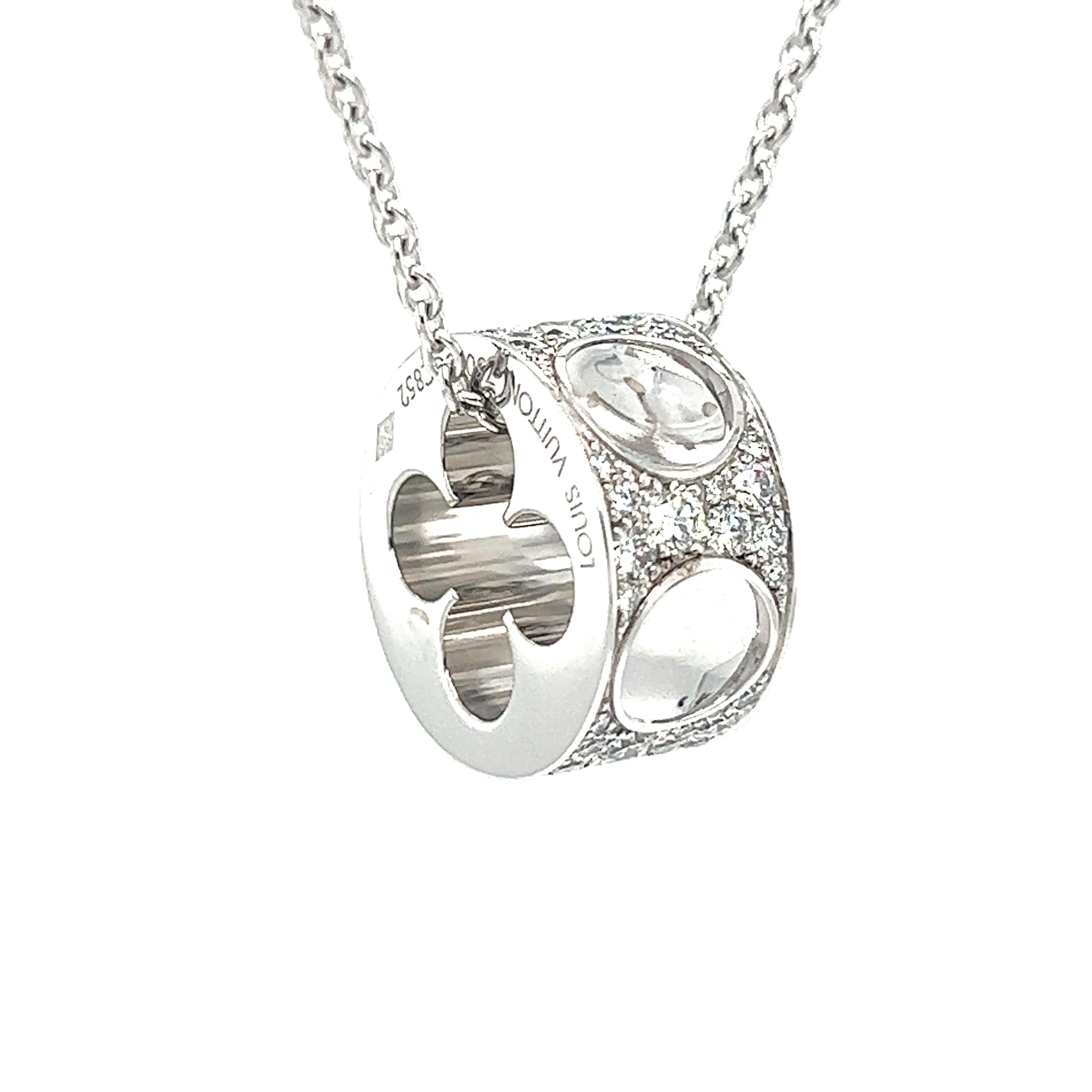 louis vuitton clover necklace