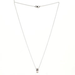 Louis Vuitton Empreinte Pendant Necklace 18K White Gold