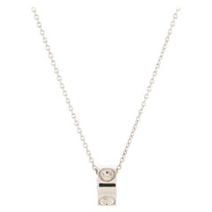 Louis Vuitton Empreinte Pendant Necklace 18K White Gold