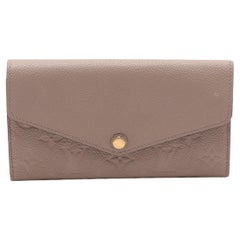 Portafoglio Louis Vuitton Empreinte Sarah Tourterelle