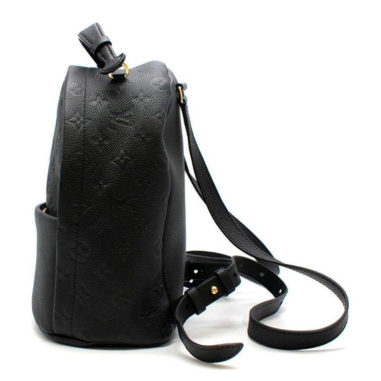 Louis Vuitton Empreinte Sorbonne black leather backpack at 1stdibs