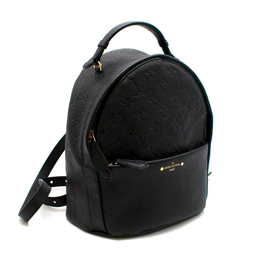 Louis Vuitton Empreinte Sorbonne black leather backpack  1