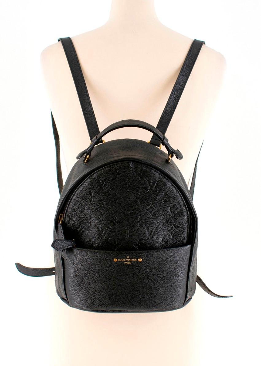 Louis Vuitton Empreinte Sorbonne black leather backpack  3