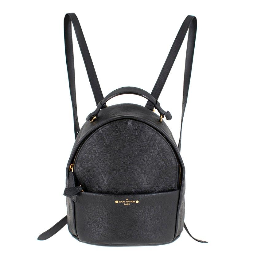 Louis Vuitton Empreinte Sorbonne black leather backpack  4