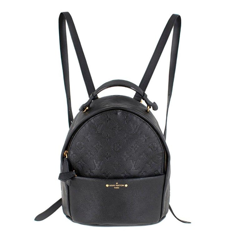 Louis Vuitton Empreinte Sorbonne black leather backpack at 1stdibs