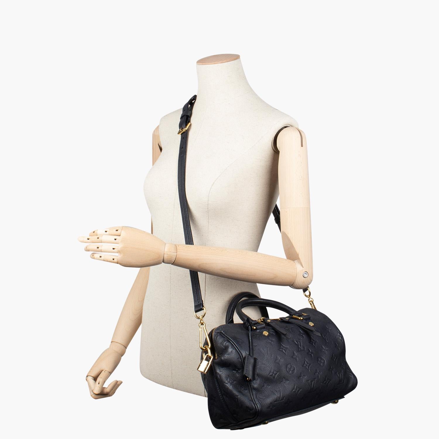 Louis Vuitton Empreinte Speedy Bandoulière 25 Handbag  In Good Condition For Sale In Sundbyberg, SE