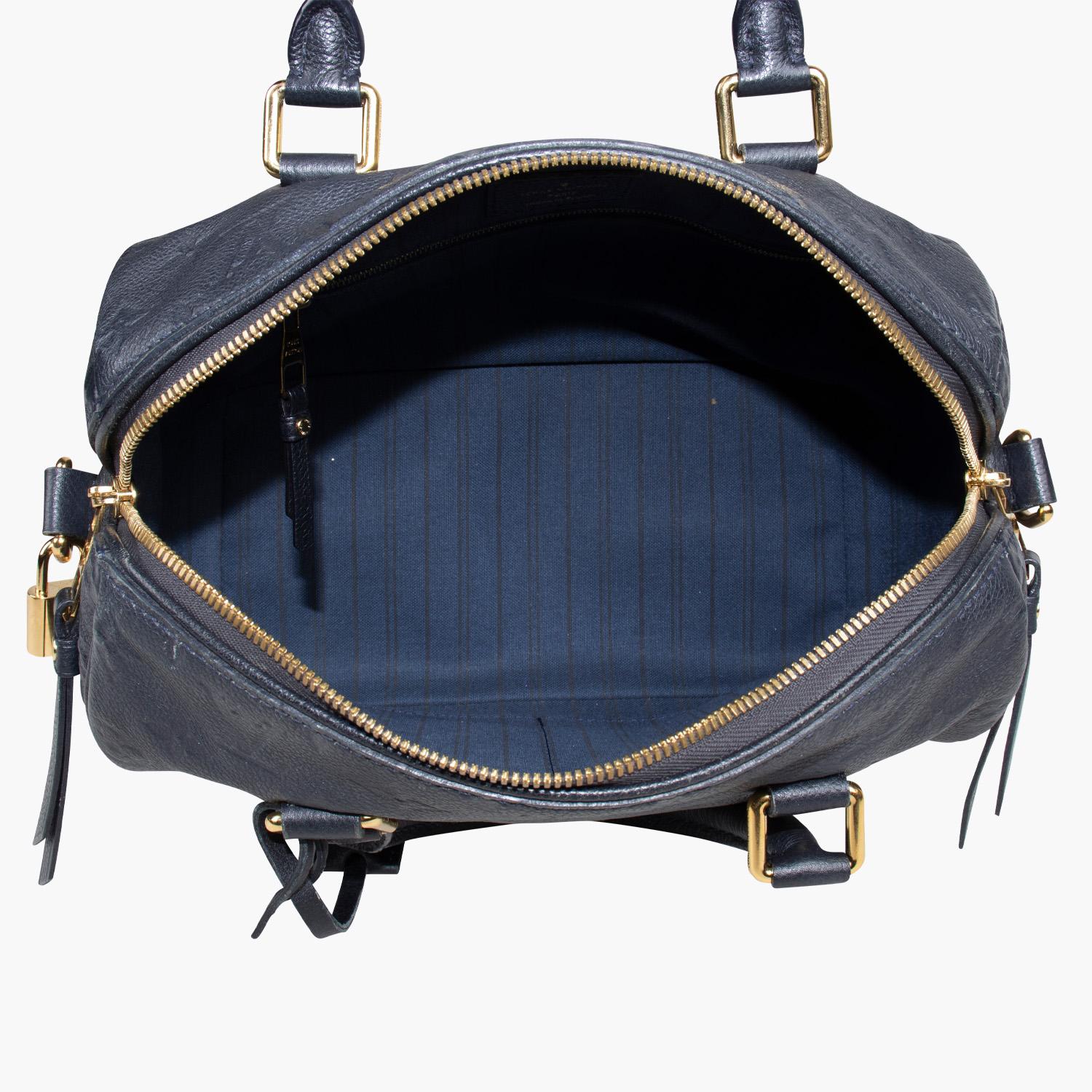 Louis Vuitton Empreinte Speedy Bandoulière 25 Handbag  For Sale 1