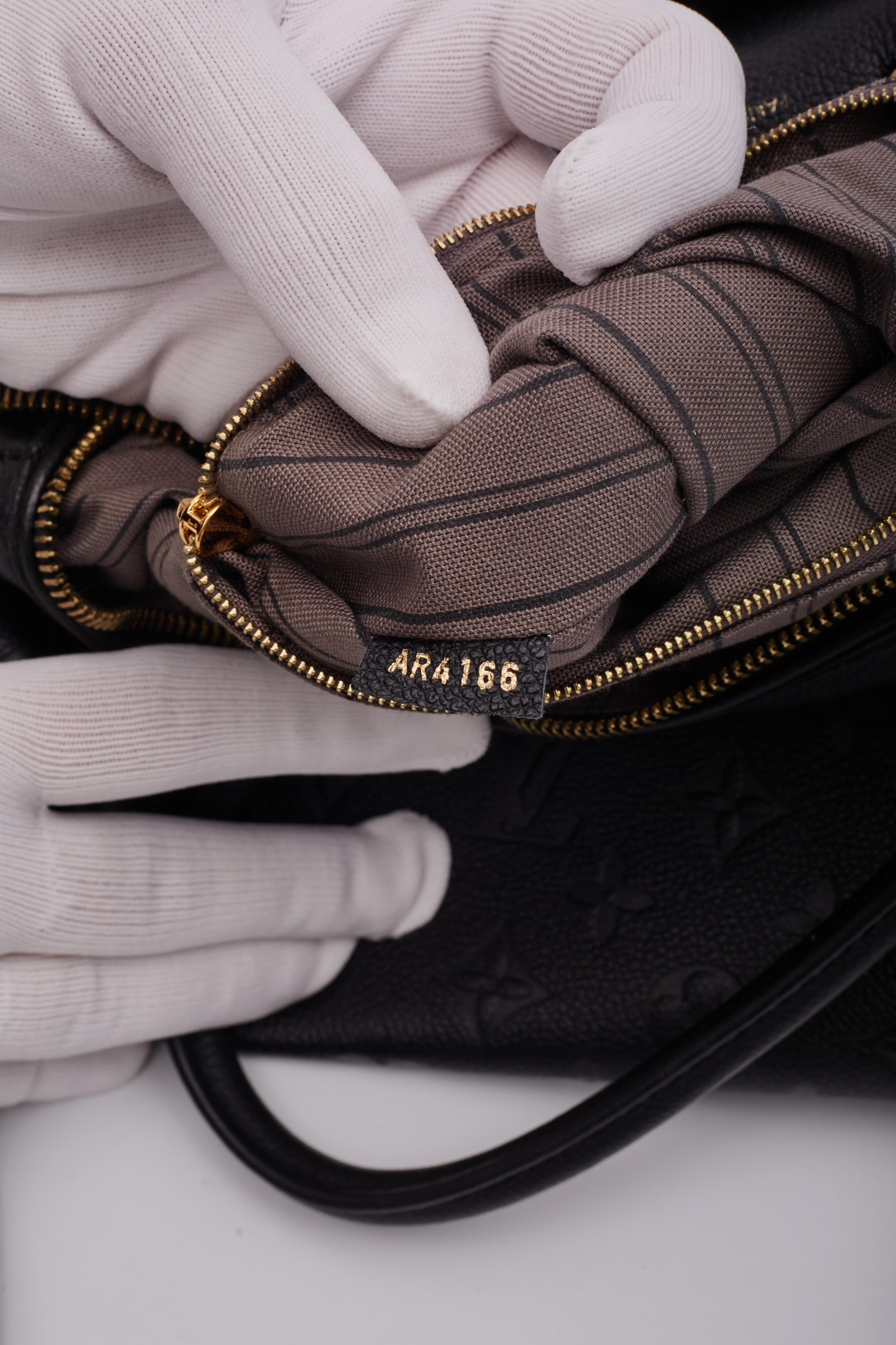 Louis Vuitton Empreinte Speedy Bandouliere 25 Nm Black 6