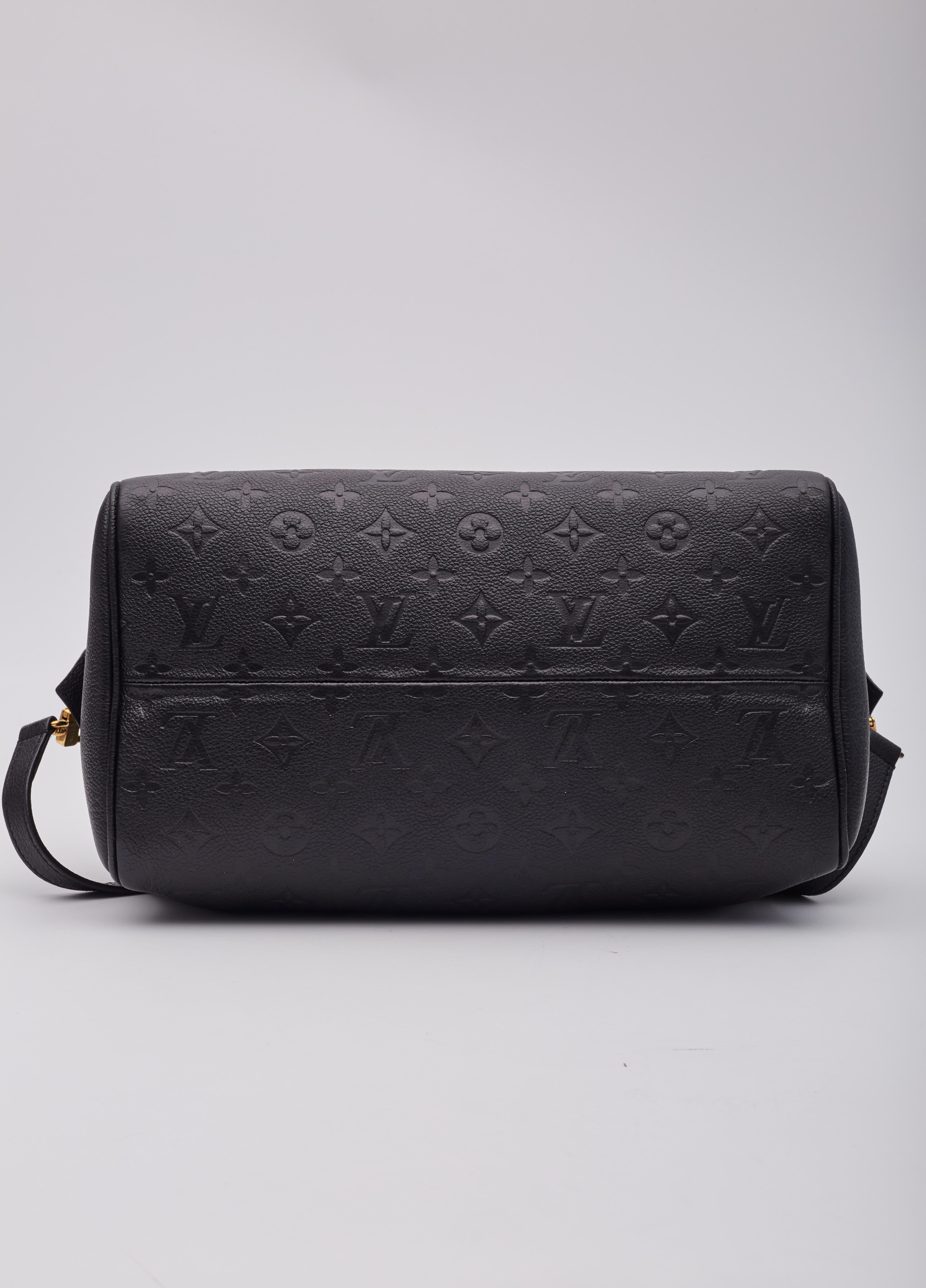 Louis Vuitton Empreinte Speedy Bandouliere 25 Nm Black 3