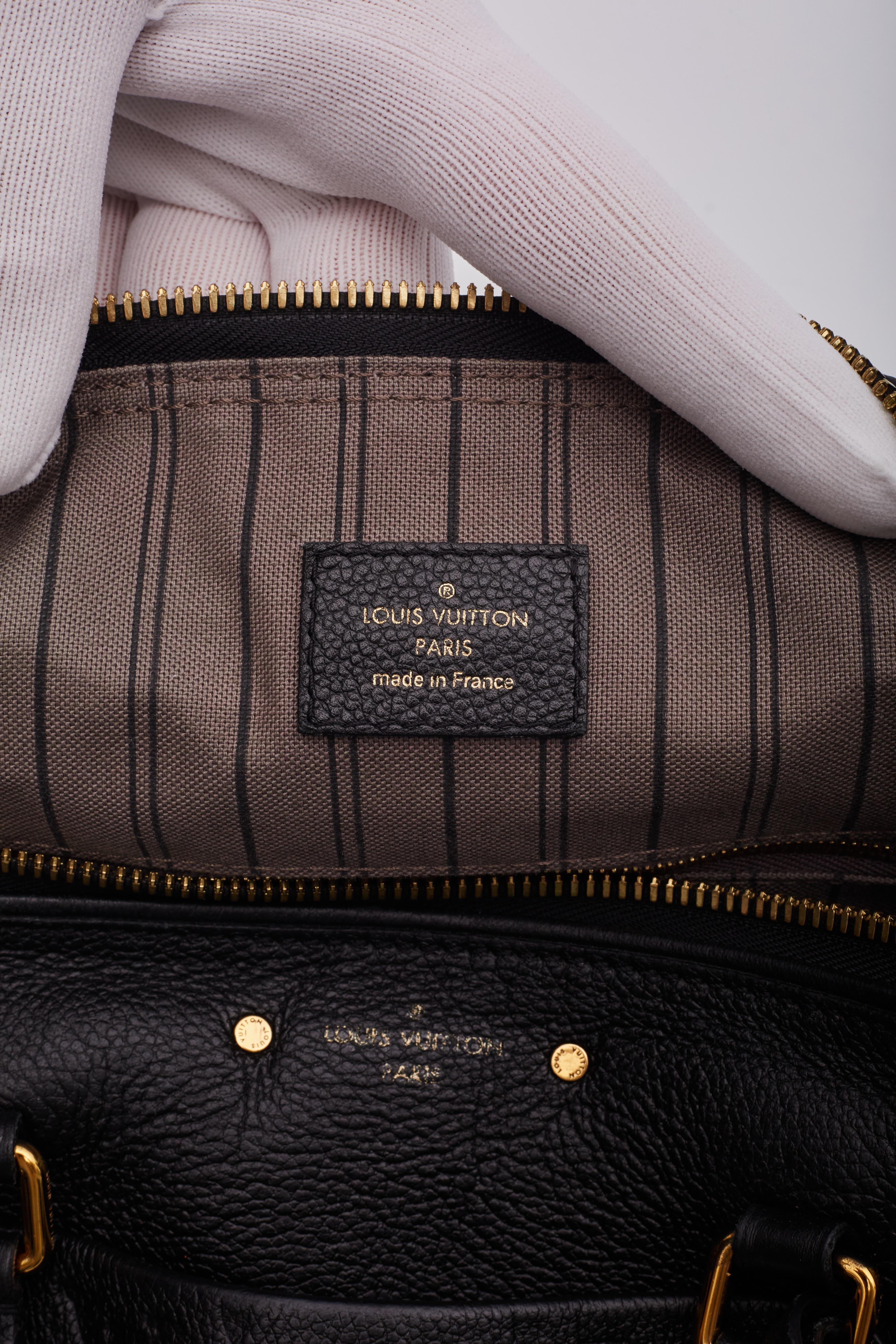 Louis Vuitton Empreinte Speedy Bandouliere 25 Nm Black 5