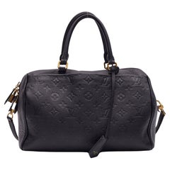 Louis Vuitton Empreinte Speedy Bandouliere 25 Nm Black