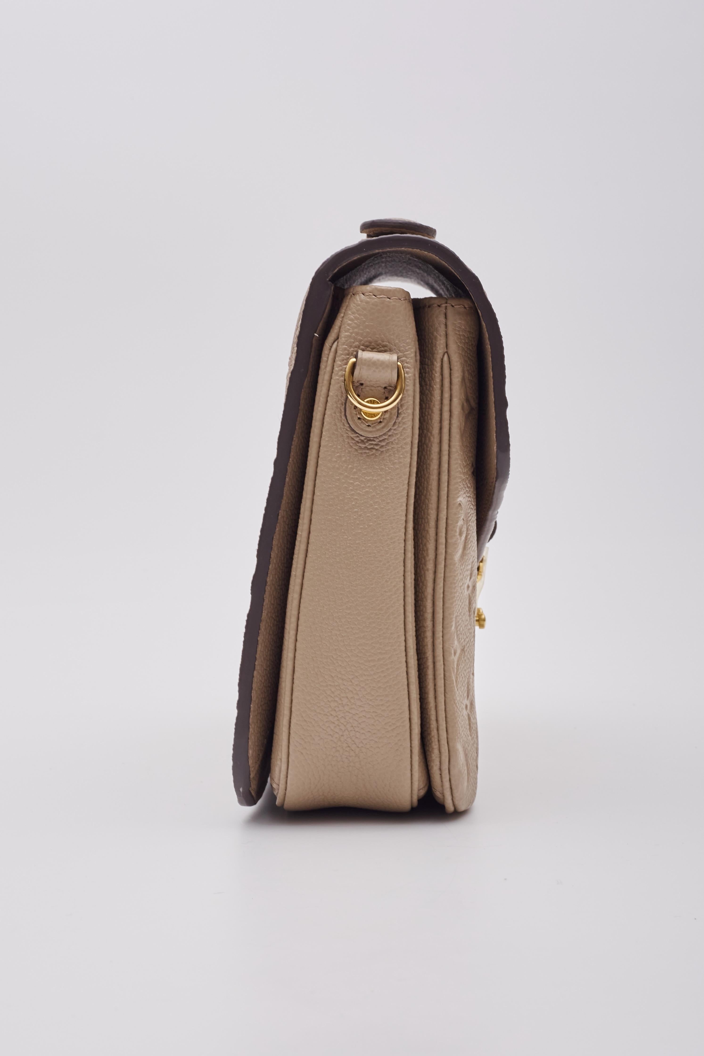 Louis Vuitton Empreinte Tourterelle Pochette Metis Shoulder Bag For Sale 1
