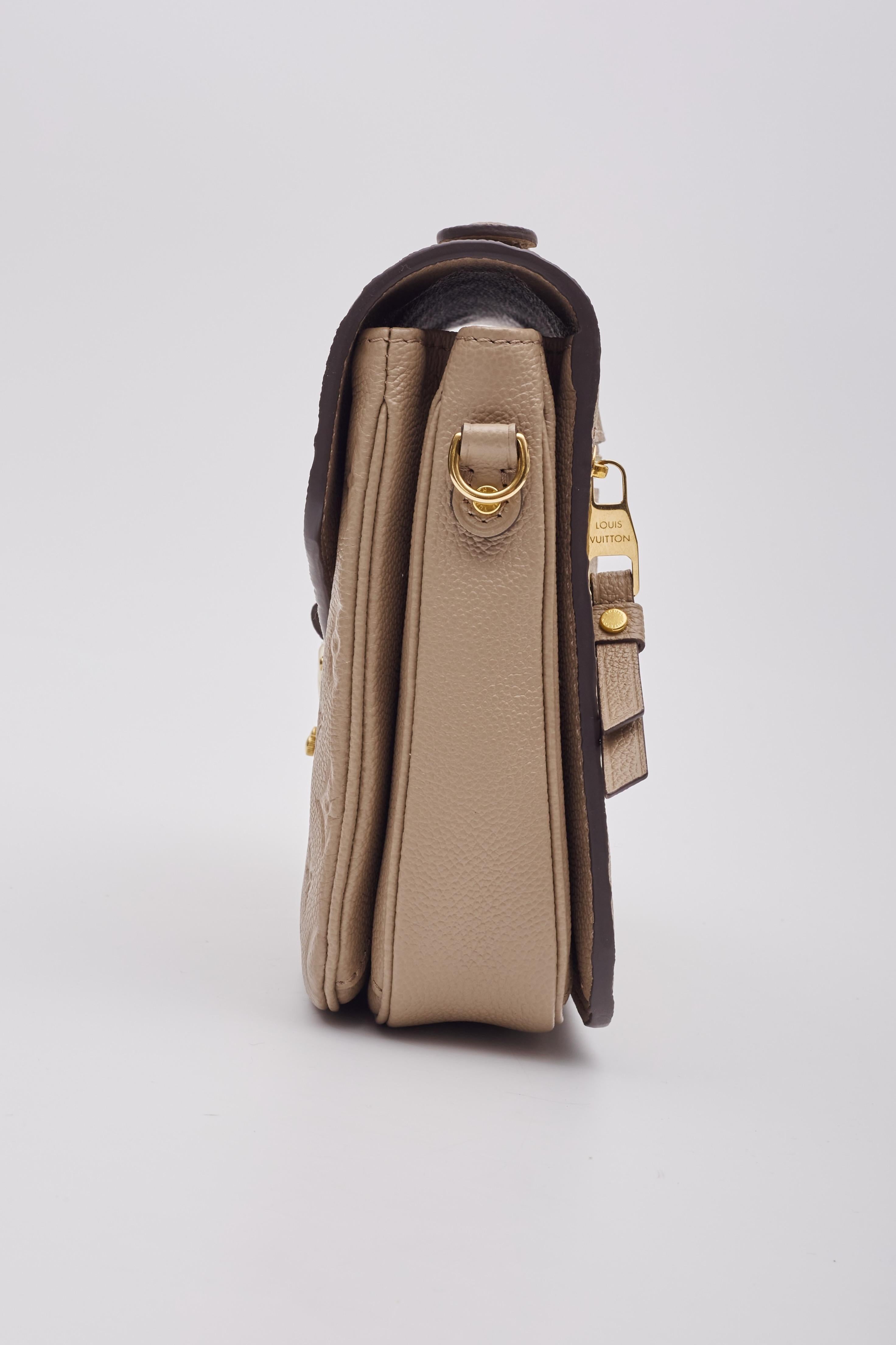 Louis Vuitton Empreinte Tourterelle Pochette Metis Shoulder Bag For Sale 2