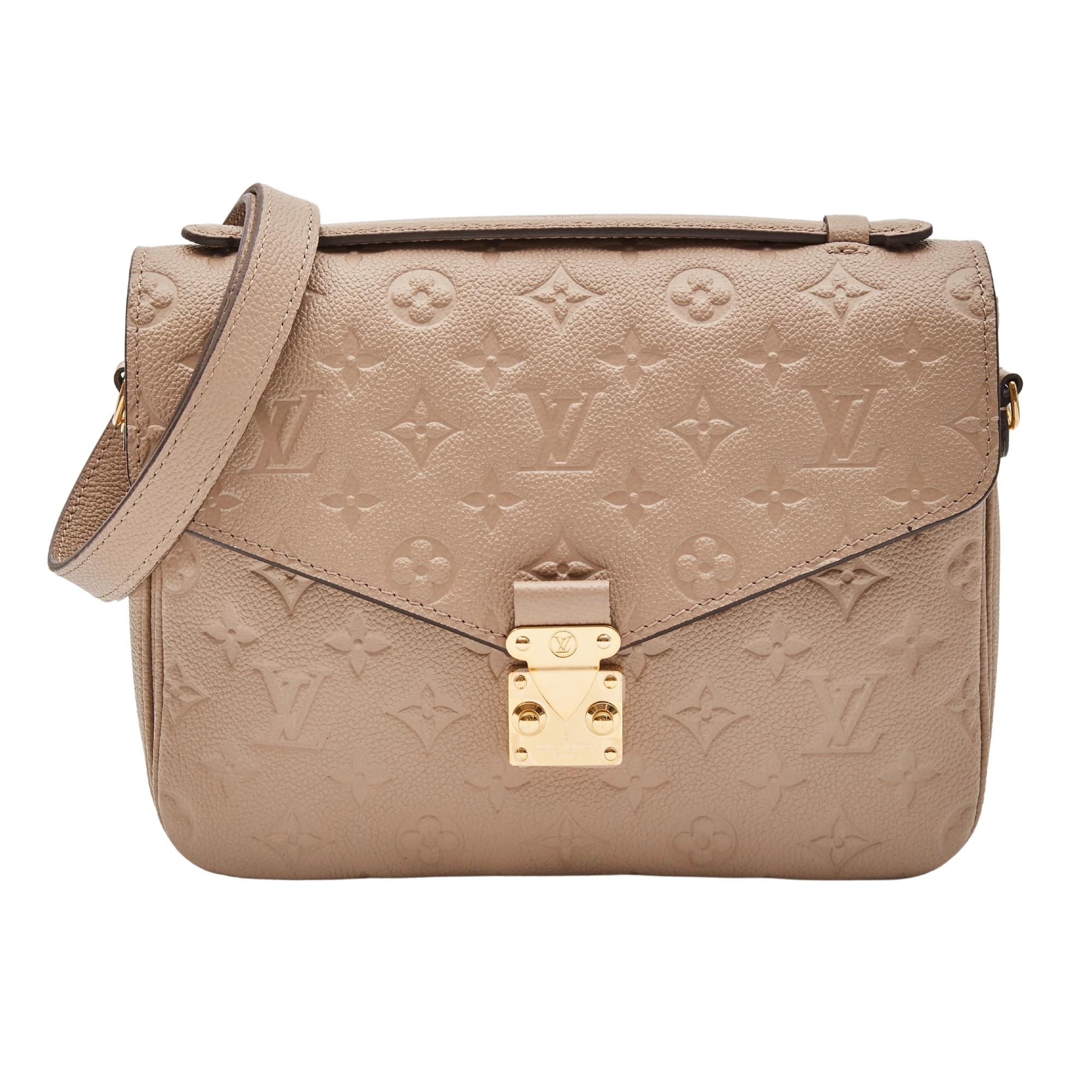 Louis Vuitton Empreinte Tourterelle Pochette Metis Shoulder Bag For Sale