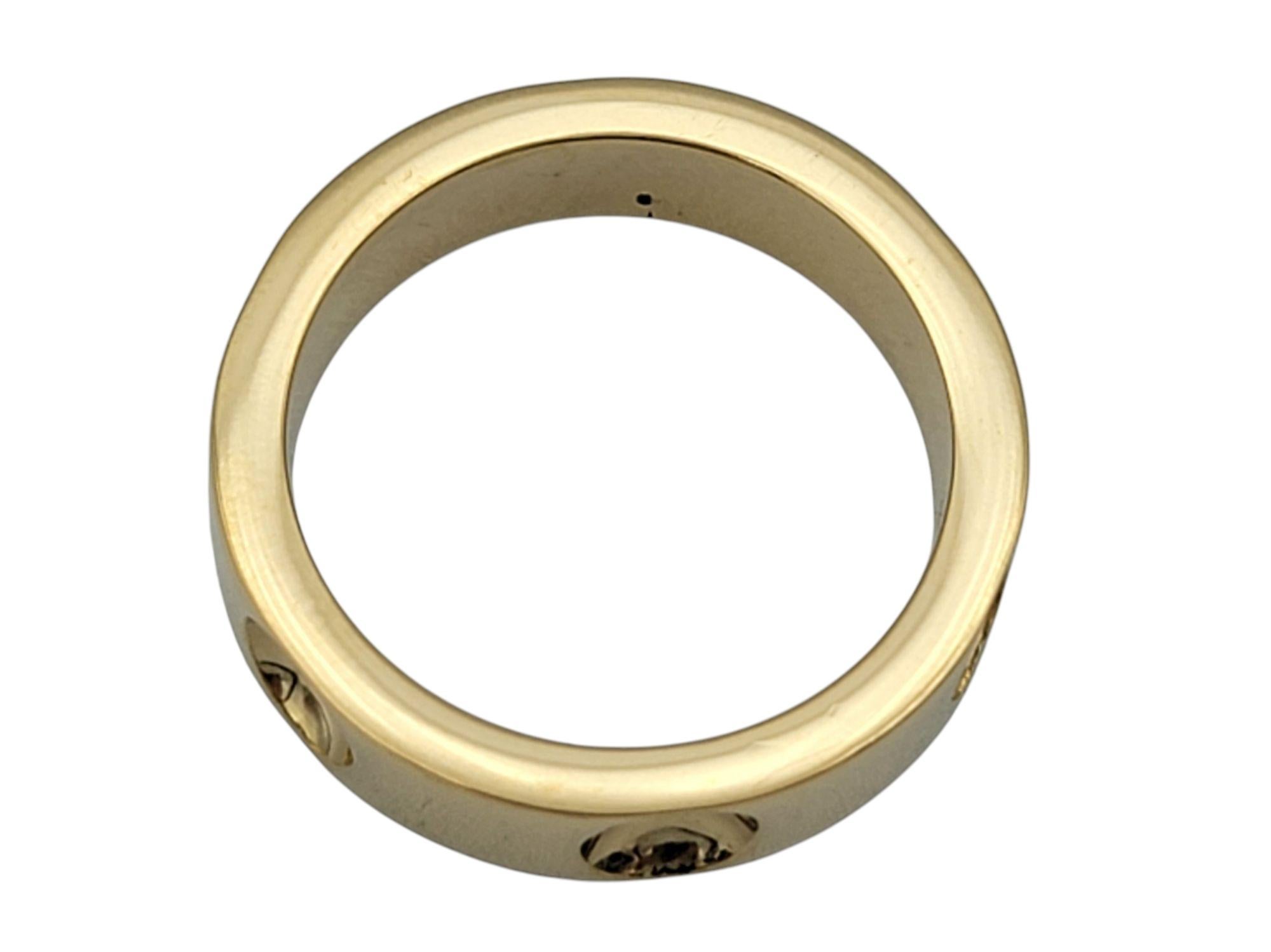 Anillo Louis Vuitton Empreinte Unisex Pulido Oro Amarillo 18 Kilates, Talla 51 en Bueno estado para la venta en Scottsdale, AZ