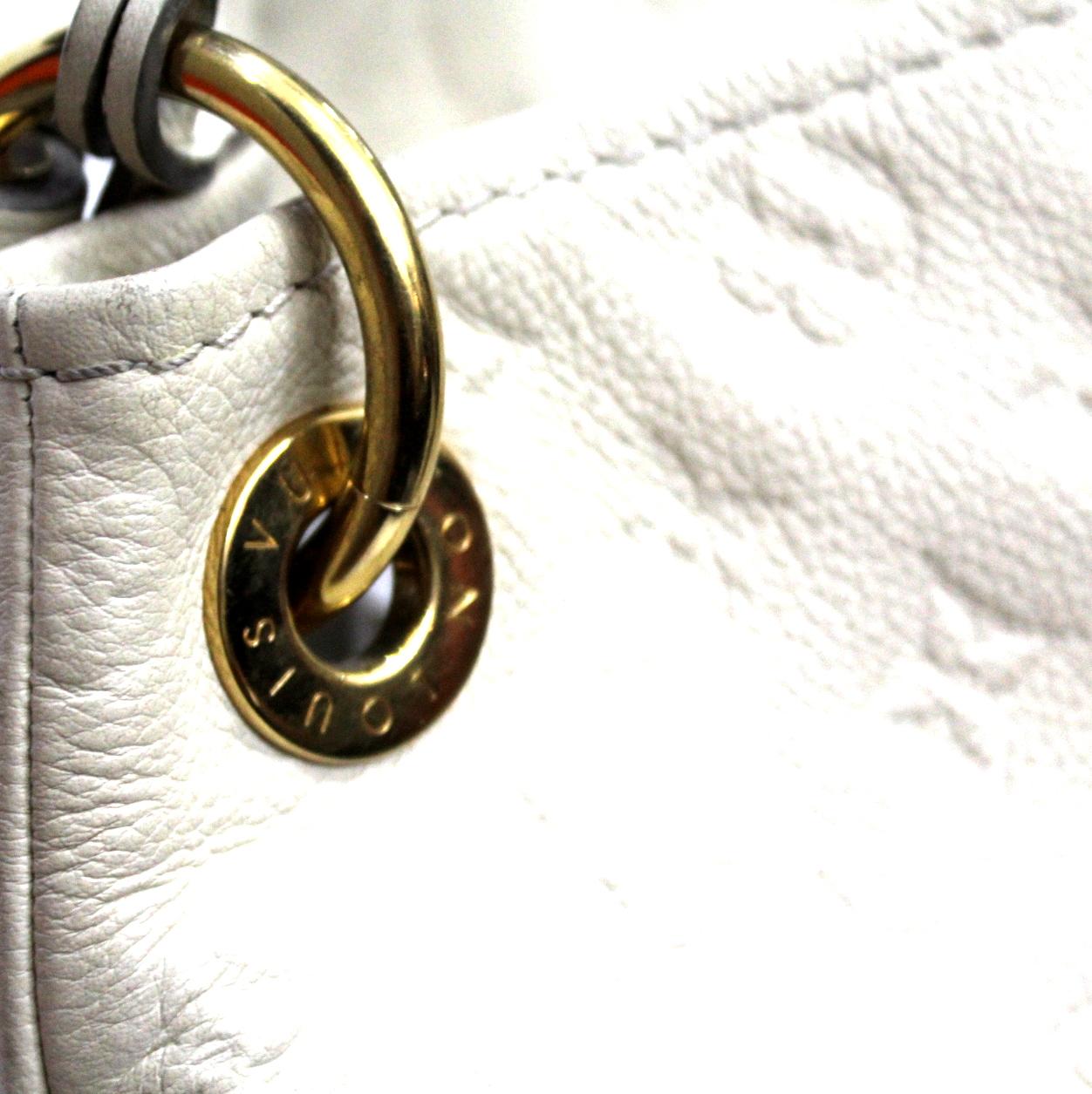 Louis Vuitton Empreinte White Leather  In Good Condition In Torre Del Greco, IT