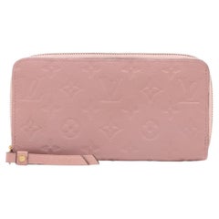 Louis Vuitton Empreinte Zippy Wallet Rose Ballerine