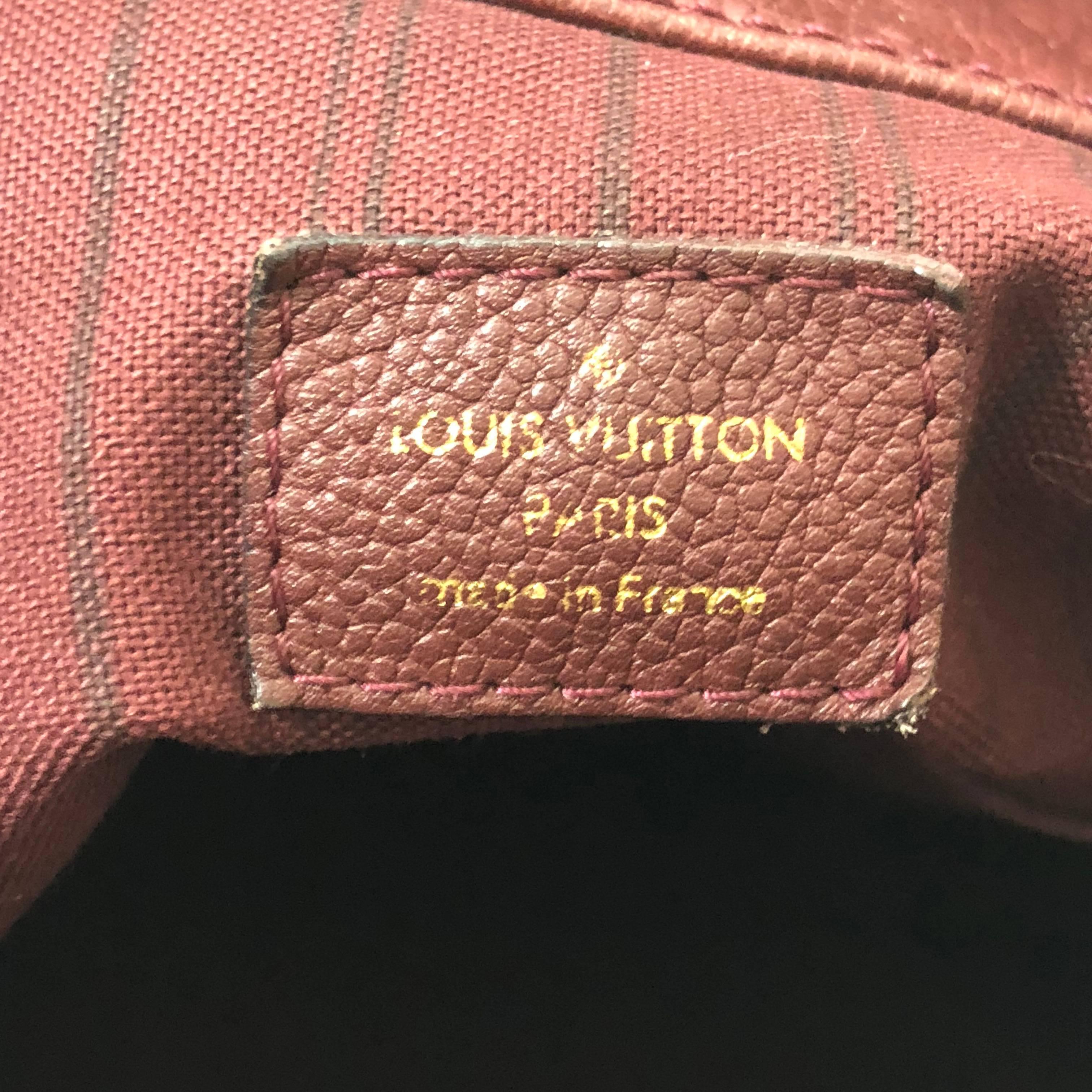 Louis Vuitton Empriente Artsy MM in Raisin Hobo Bag 7