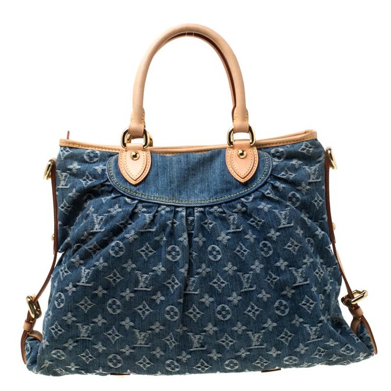 Louis Vuitton 2007 Pre-owned Monogram Denim Neo Cabby Two-Way Bag