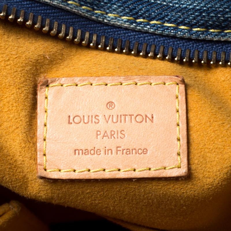 Louis Vuitton Encre Monogram Denim Neo Cabby GM Bag 3