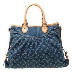 Louis Vuitton Encre Monogram Denim Neo Cabby GM Bag