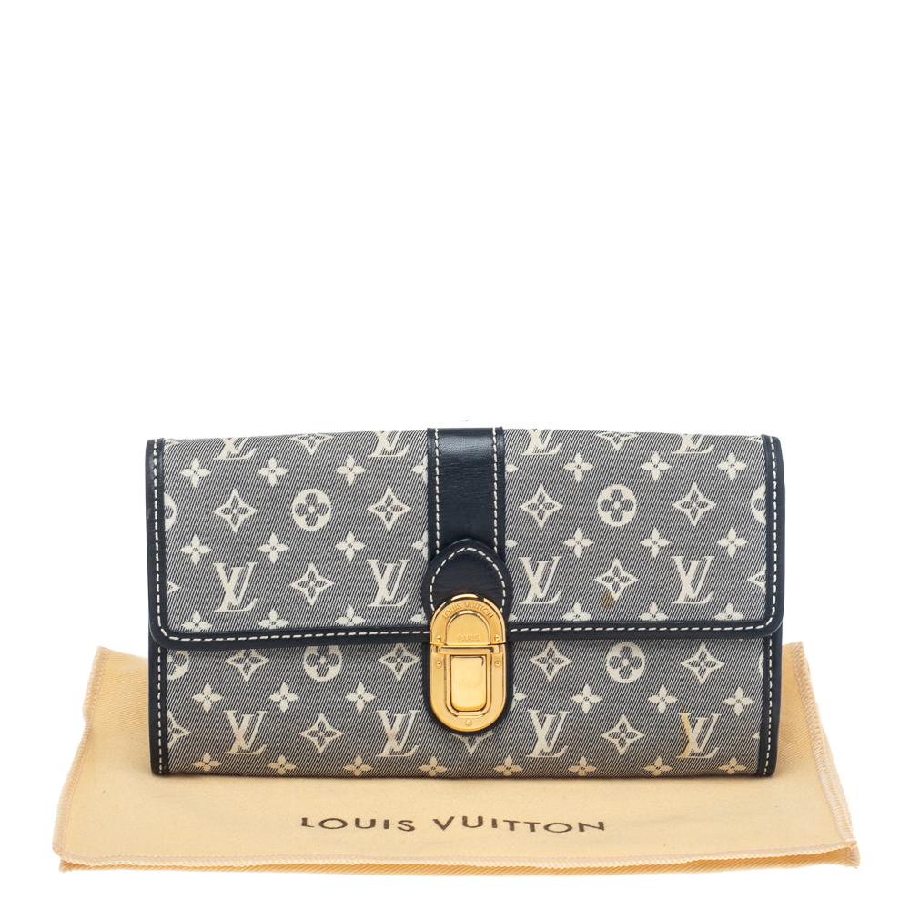 Louis Vuitton Encre Monogram Idylle Canvas and Leather Sarah Wallet 2