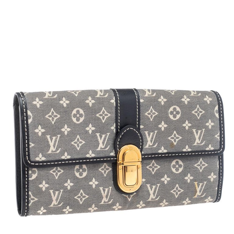 Louis Vuitton Encre Monogram Idylle Canvas and Leather Sarah Wallet For  Sale at 1stDibs