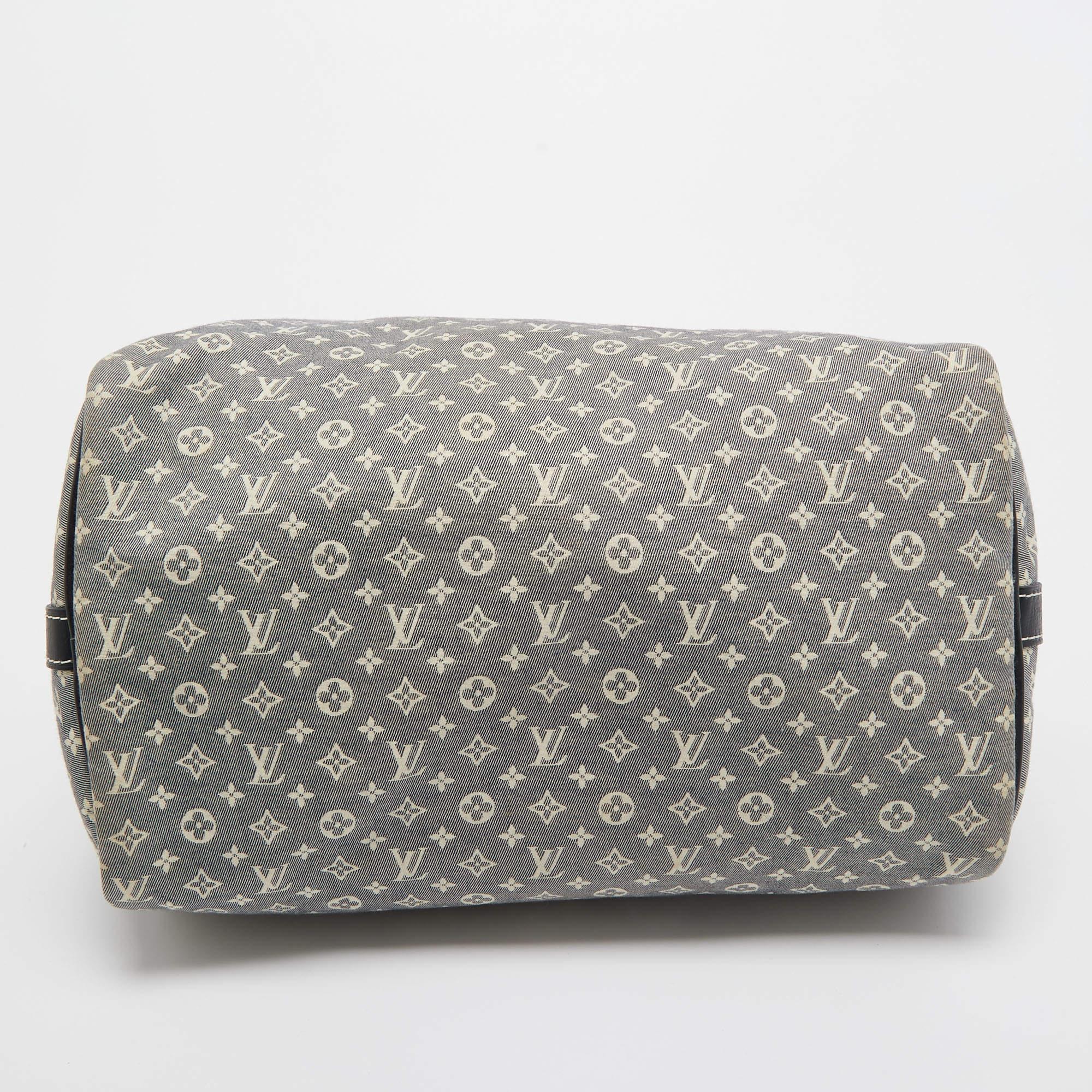 Louis Vuitton Encre Monogram Idylle Canvas Speedy Bandouliere 30 Bag For Sale 1