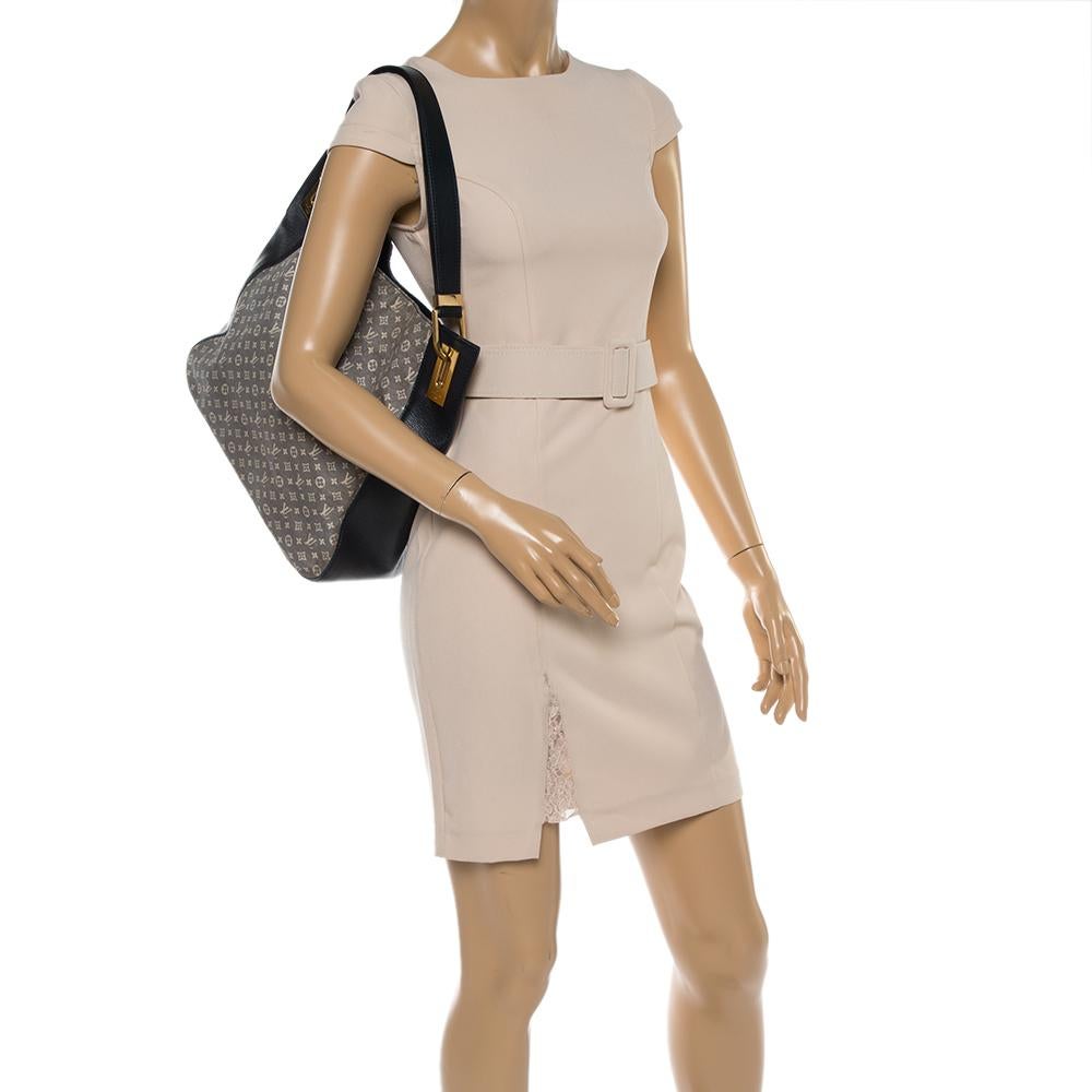 Bolso Louis Vuitton Encre Monogram Idylle Rendez-Vous MM Gris
