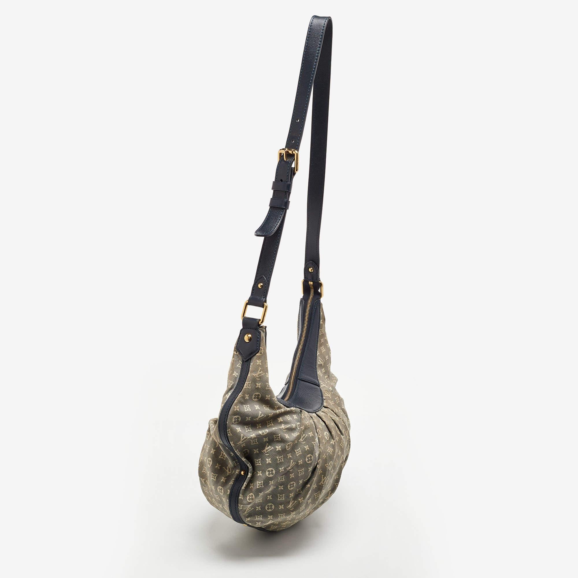 Women's Louis Vuitton Encre Monogram Idylle Rhapsodie MM Bag For Sale
