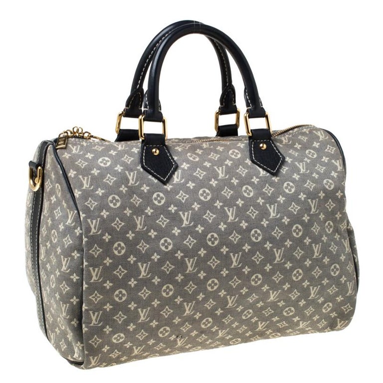 Louis Vuitton Encre Monogram Idylle Speedy Bandouliere 30 Bag For Sale at 1stdibs