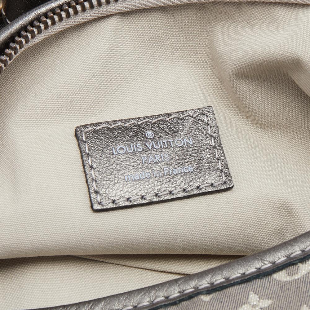 Louis Vuitton Encre Monogram Mini Lin Canvas Manon MM Bag 3