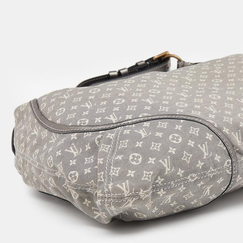 Louis Vuitton Encre Monogram Mini Lin Canvas Manon MM Bag 1