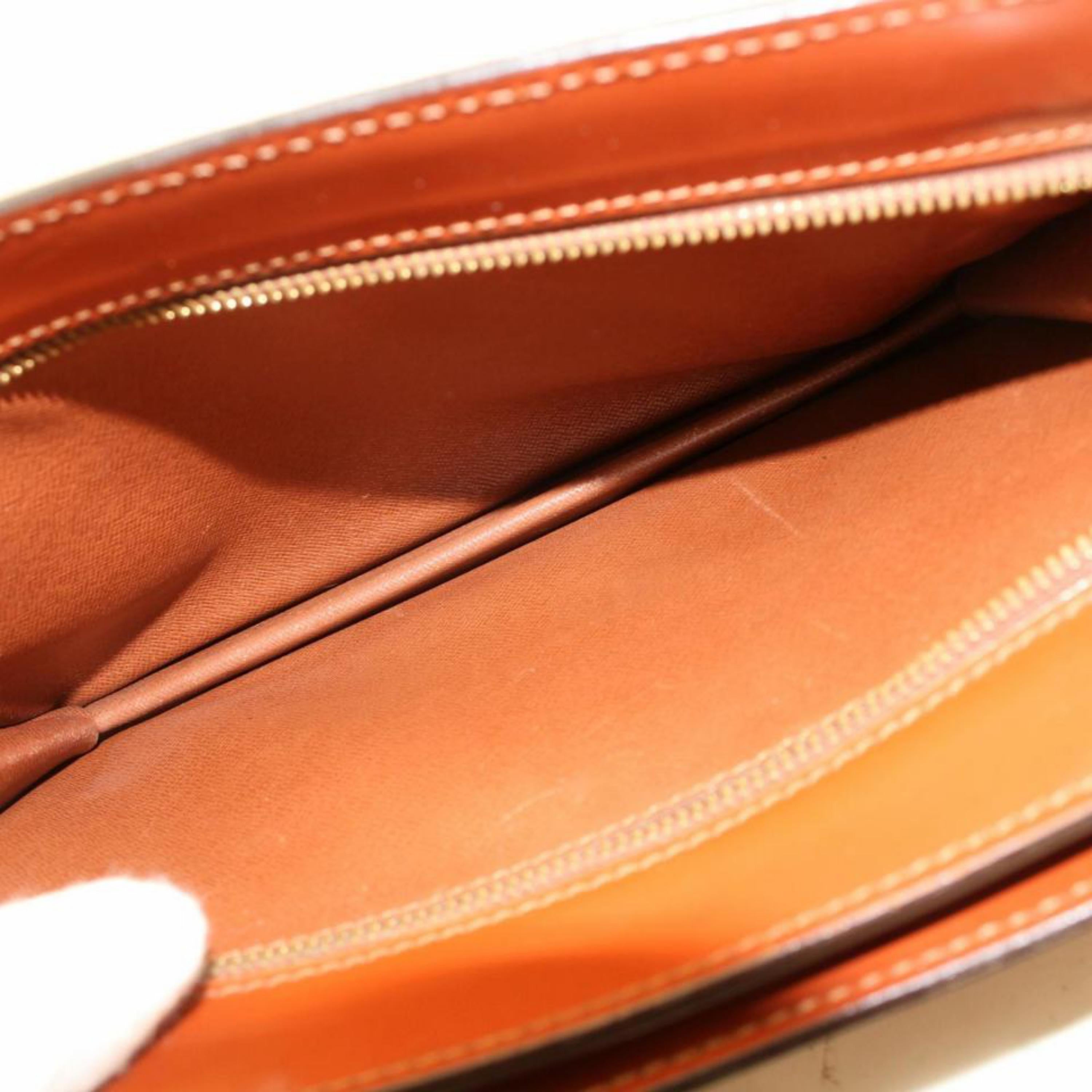 Louis Vuitton Enghien 2way 868552 Brown Leather Shoulder Bag In Good Condition For Sale In Forest Hills, NY