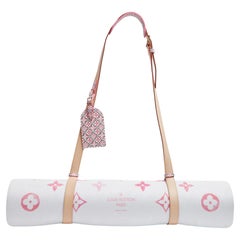 Louis Vuitton Ensemble Tapis Sport LV Pink Monogram Sport Mat and Strap New