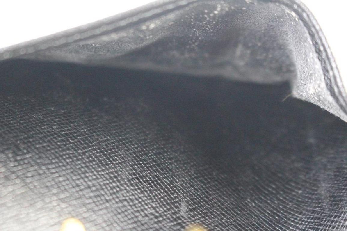 Louis Vuitton Epi Agenda Pm 14lj0120 Black Leather Clutch For Sale 4