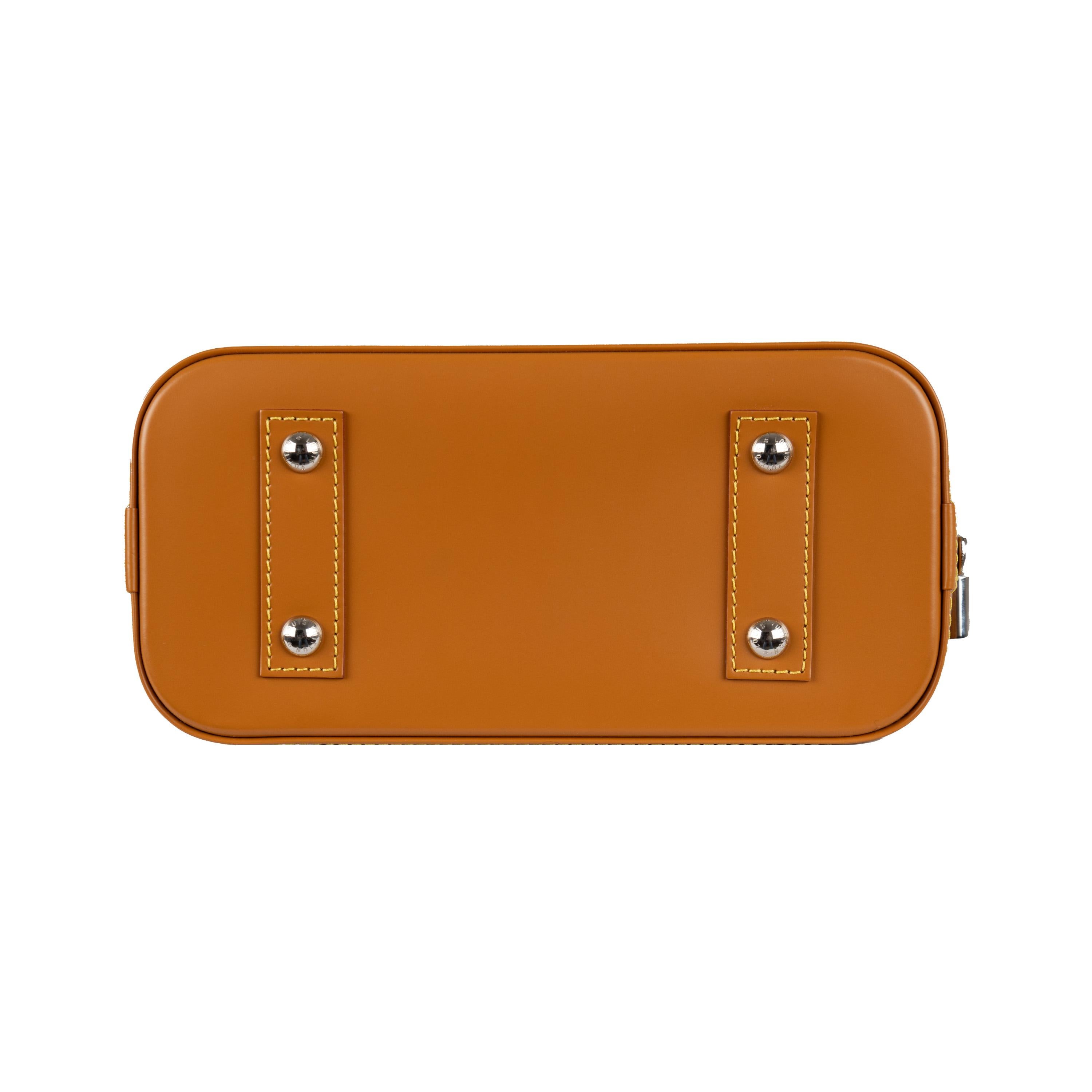 Louis Vuitton Epi Alma BB Handbag For Sale 6