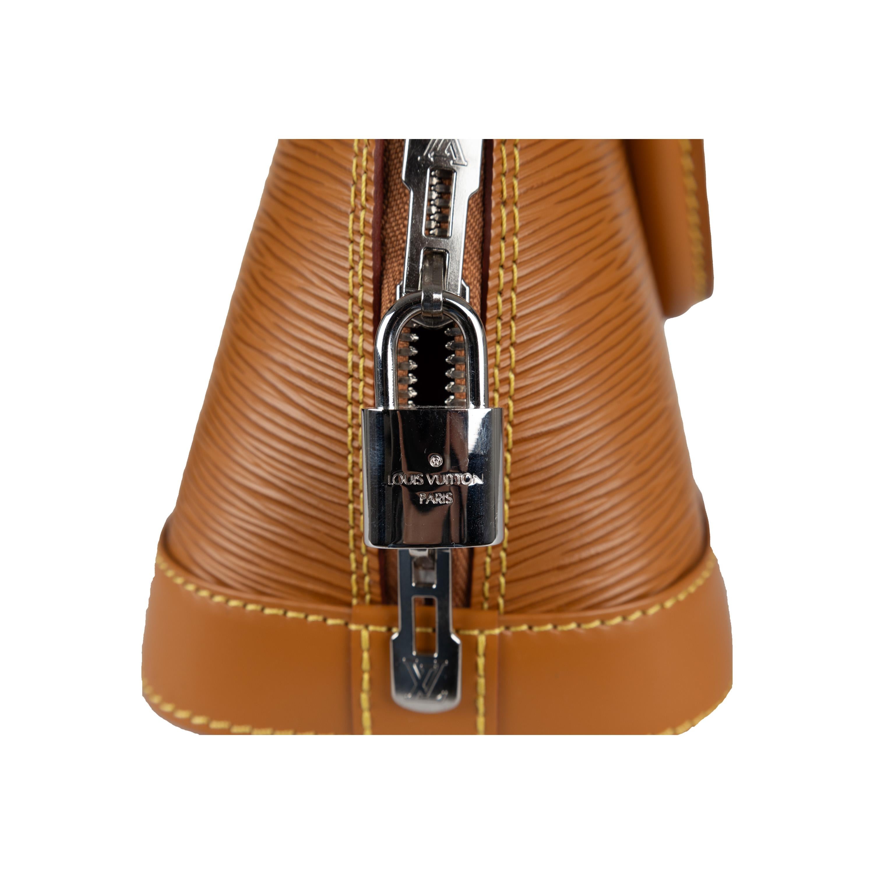 Louis Vuitton Epi Alma BB Handbag For Sale 2