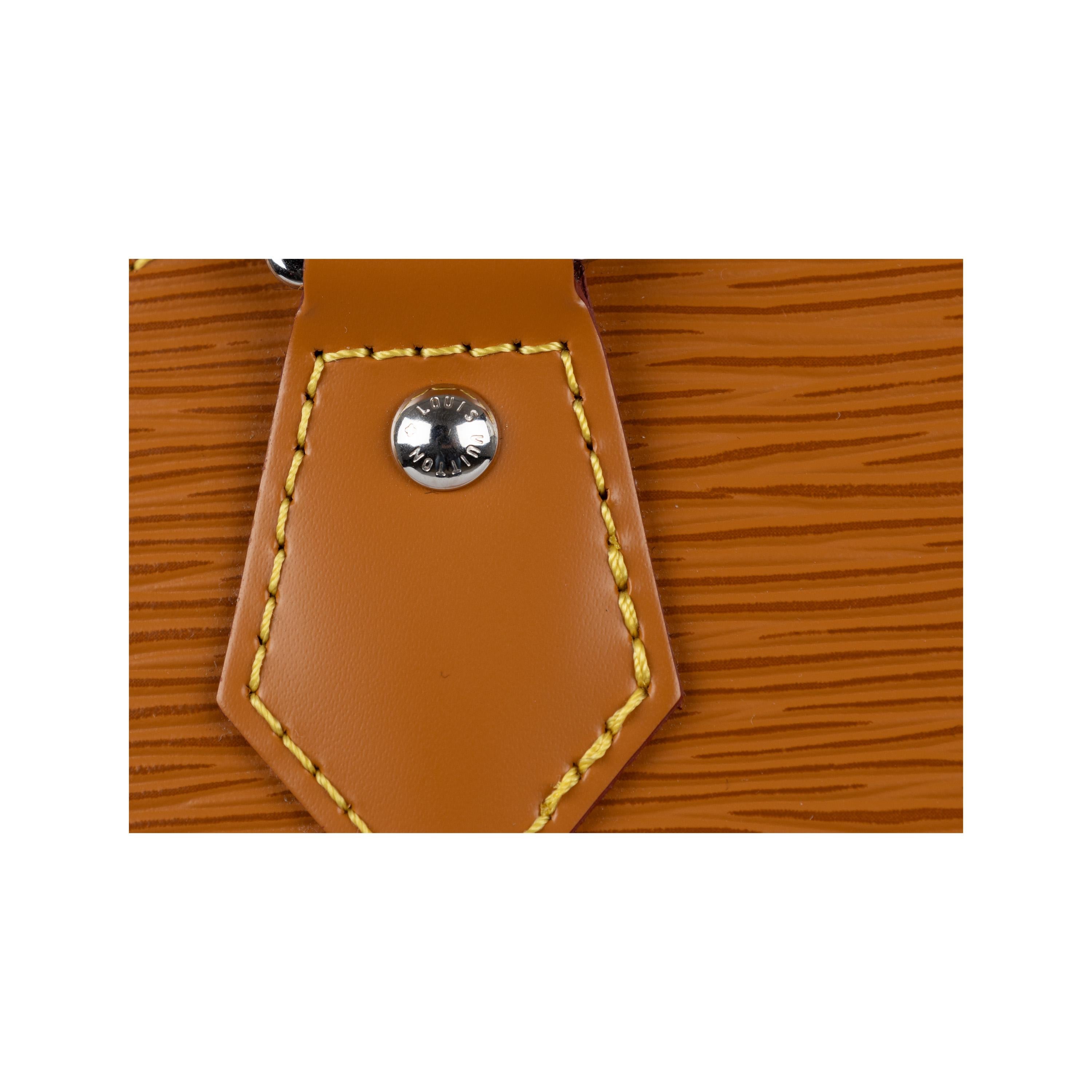 Louis Vuitton Epi Alma BB Handbag For Sale 4