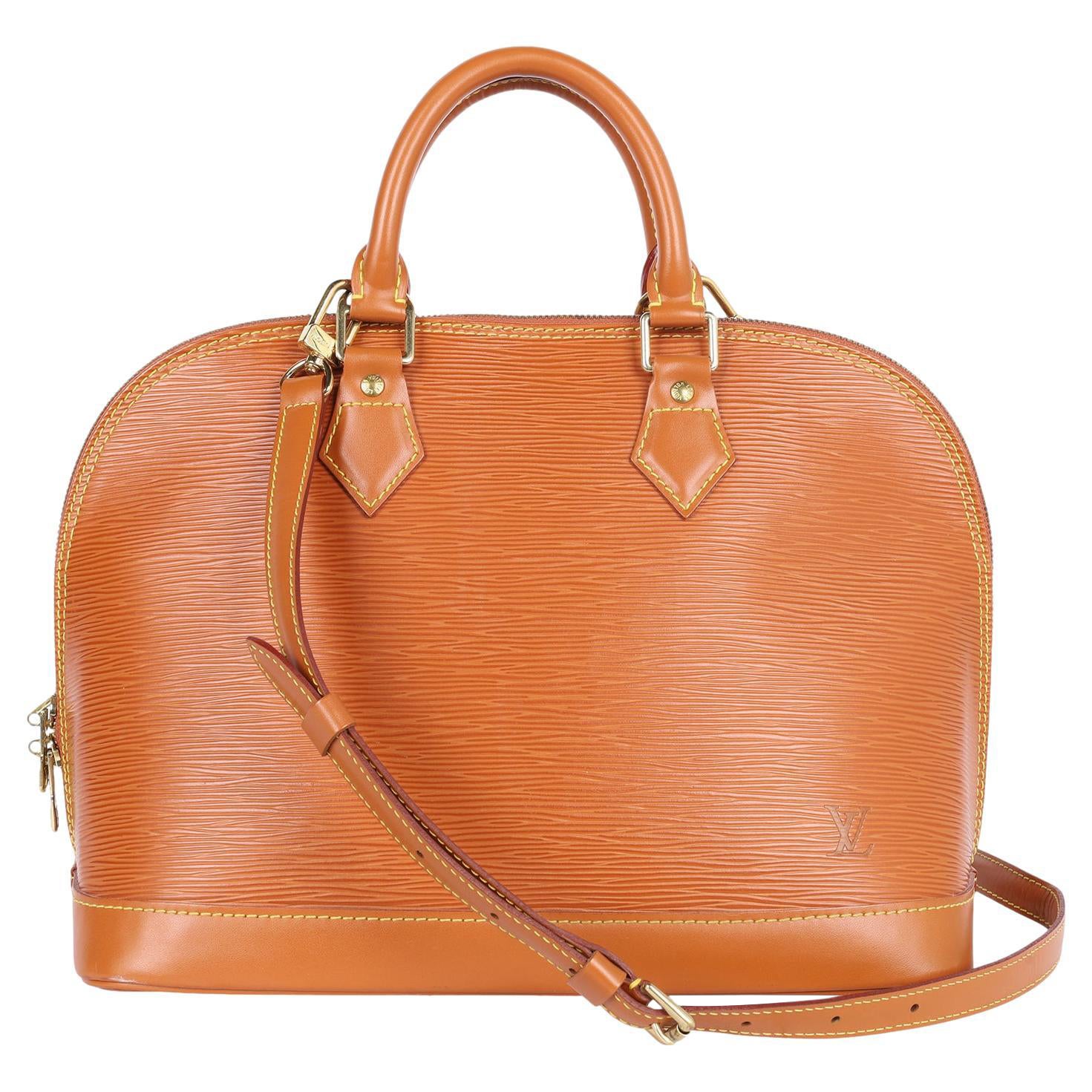 Louis Vuitton Epi Alma PM Cipango Gold Leather Handbag, Circa 1998
