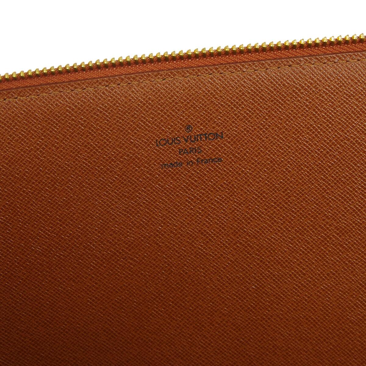 Louis Vuitton Epi Cognac Men's Women's Carryall Laptop Travel Brief Clutch Bag 3