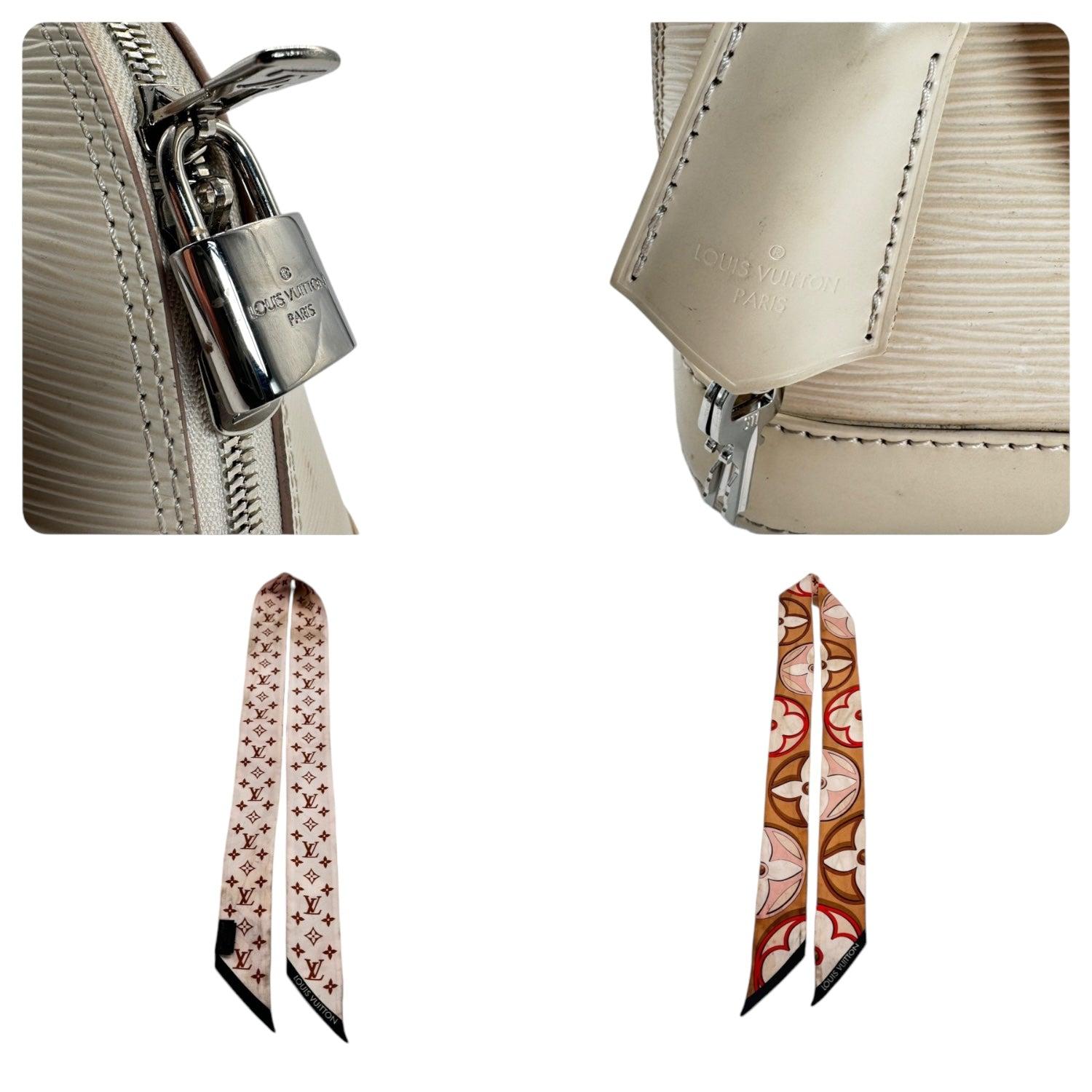 Louis Vuitton Epi Jacquard Alma BB Quartz Handbag For Sale 2