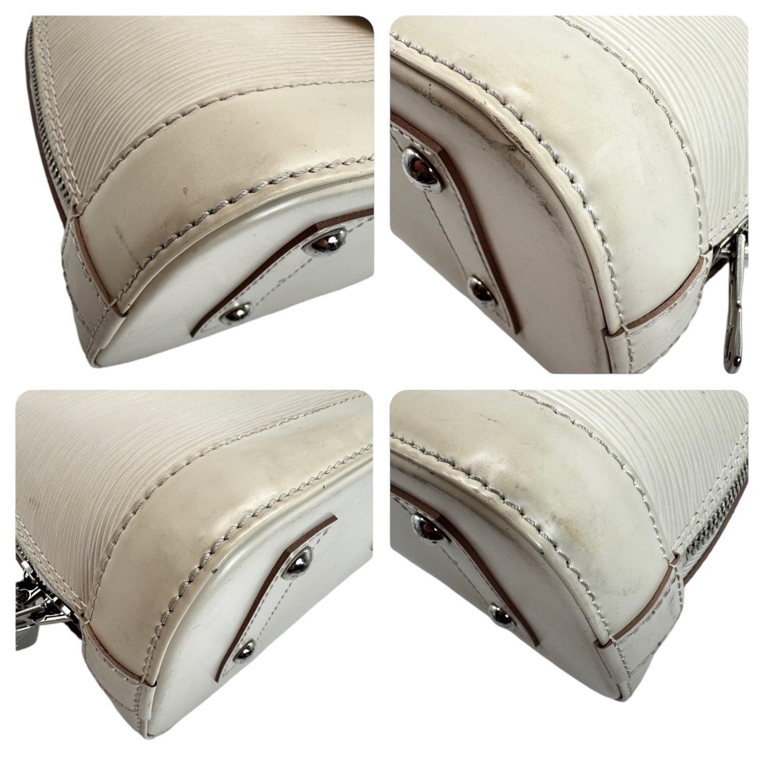 Louis Vuitton Epi Jacquard Alma BB Quartz Handbag For Sale 3